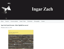 Tablet Screenshot of ingarzach.com